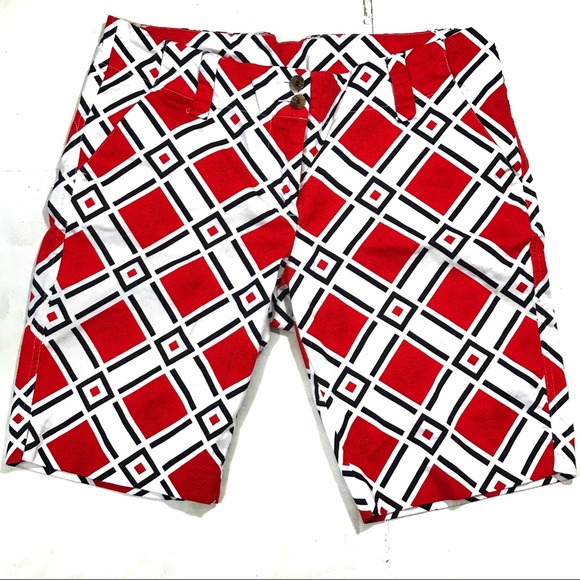 loudmouth Pants - Loudmouth Ladies Danger Golf Bermuda Shorts
